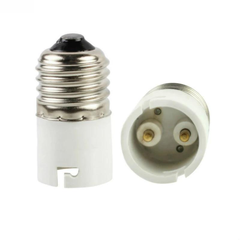 LED   , E27-B22  ̽ ġ , 100-250V ȭ PBT -Ѱ, 2 